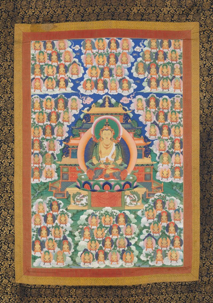 图片[1]-Wuliang Light Buddha Thangka-China Archive